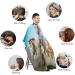 Horses in Dust Professional Hair Cutting Cape - Salon Barber Apron with Snap Closure for Hairdressing - Buy Online on GoSupps.com