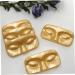 10Pcs Face-Shaped Eyelash Trays Portable Empty Lash Packaging Box for False Eyelashes Durable PVC Storage Care Box Gold - Buy Online on GoSupps.com