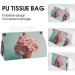 Tissue Box Cover Tissue Box Holder Flowers on Waffles Print Tissue Holder Travel Tissue Packs Facial Paper Holder Decorative Holder - Buy Online on GoSupps.com