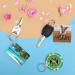 30PCS Coolrunner Sublimation Blank Keychain Set - Double-Sided DIY MDF Keychain (Square, Round, Rectangle) - Buy Online on GoSupps.com