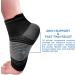 Plantar Fasciitis Socks for Achilles Tendonitis Relief - Compression Foot Sleeves with Arch Support - Heel Pain Relief - Foot & Ankle Support - Black - 2X-Large - Buy Online on GoSupps.com