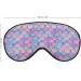Mermaid Rainbow Sleep Mask - Comfortable Eye Cover with Adjustable Strap for Men and Women - Block Out Light for Travel, Nap, Meditation - Fashionable Patterns - Buy Online on GoSupps.com