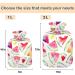 NAANLE Colorful Watermelon Heat Bottle - 1L Transparent Hot Water Bottle for Pain Relief Bed Hand & Feet - Perfect for Heat & Cold Therapy - Buy Online on GoSupps.com