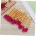 KALLORY 50 Pcs Colored Mascara Lash Bonder Mascara Black Eyelash Mascara Brush Eyelash Brush Stick Make up 50 Pcs Rose - Buy Online on GoSupps.com