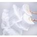 White Silk Belly Dance Fan Veils - Hand-Made 1.8m - FJYIRI Women - Buy Online on GoSupps.com