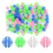 Nanaborn Bike Spoke Beads Glow in The Dark That Make Noise- Plastic Round Multicolor Luminous for Kids Bicycle Wheel Decorations (216PCS)