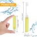WLLHYF 5 PCS Mini Folding Travel Toothbrush Kit with Case - Portable Soft Bristles for Adult Kid Camping - Buy Online on GoSupps.com