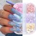 Holographic Mermaid Nail Art Glitter Sequins - 50g Irregular Aurora Opal Flakes for Nail Decoration - Buy Online on GoSupps.com