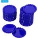 PATIKIL 1 Inch Flat Decorative Bottle Caps 50 Pack Craft Bottle Pendant Trays Double Sides Printed for DIY Pendants Craft Scrapbooks Dark Blue - Buy Online on GoSupps.com