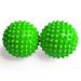 2x DBT skills hedgehog ball |Magnetic high stress acupressure ball |For stress relief or massage |against tension and for more mobility and concentration (green matt) green matt 32 mm