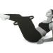 com-four Pilates Ring - Black/Pink Resistance Ring for Yoga & Pilates Training | Fitness Equipment for Thighs & Arms - Buy Now! - Buy Online on GoSupps.com