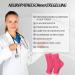 Tomiliold 4 Pair Compression Socks for Women & Men | Ankle Bandage & Achilles Tendon Support | Orthopedic Foot Compression Socks in Pink (Size 34-37) - Buy Online on GoSupps.com