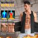 Men's Back Waist Posture Corrector - Comfortable Back Support Brace Under Clothes | XXL Black - Improve Posture & Enhance Comfort - Buy Online on GoSupps.com