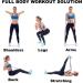 Teknifit Resistance Band - Red (Light) - Full Body Workout Solution | Home Fitness + Free Exercise Guide Download - Buy Online on GoSupps.com
