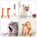 Buy Double-Sided Cat Toothbrush Set - Deep Cleaning Kit for Kittens & Cats - Pink & Orange - Buy Online on GoSupps.com