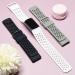 Kollody Breathable Soft Silicone Bands for Fitbit Charge 5 - 3 Pack Black/White/Gray - Buy Online on GoSupps.com