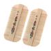 Veemoon 2pi ces Peigne Dents Fines Bambou pour Animaux Antipelliculaire pour Toilettage limination des Pellicules Usage Facile Maison ou Voyage