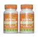 Basic Brands Zinc Orange Defend - 100 Lozenges - Natural Orange Flavor Zinc Lozenges - Immune Boost Cold Relief Non-GMO Zinc Acetate & Vitamin C - 2-Pack Orange 100 Count (Pack of 2)