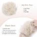 TESS Voluminous Messy Bun Hairpiece - White Blonde Hair Tie with Elastic Band for Women & Girls - 45g Bun Accessory - Buy Online on GoSupps.com