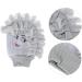 Buy Hemoton Reversible Bath Gloves - Exfoliate with Loofah Shower Mitts | Light Grey | International Shipping - Buy Online on GoSupps.com