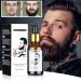 Beard Growth Serum Kit for Men - Facial Hair Growth Serum Oil + 540 0.5mm Derma Roller - Buy Online on GoSupps.com