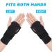 Carpal Tunnel Wrist Brace - Adjustable Aluminum Splint for Pain Relief - Fits Right & Left Hand - Ideal for Tendonitis Arthritis & Sprains - Unisex Large Size - Buy Online on GoSupps.com