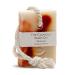 Clovelly Soap Co Natural Handmade Soap on a rope Bar (Patchouli 100g) For all skin types.