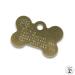 Raftsman Dog Tag with Engraving - ID Tag - Address Tag - Address Plate - Individual - Personalized - Diamond Engraving (Gold)