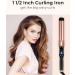 1.5 Inch Extra Long Barrel Curling Iron for Long Hair | Ceramic Tourmaline Technology - Buy Online on GoSupps.com