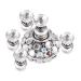 Magnetic Nail Tip Practice Stand Base - Silver Lotus Holder for Nail Art & Manicure Tools - International Shipping Available - Buy Online on GoSupps.com