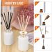 MITENING 150 PCs Natural Rattan Reeds - Aroma Diffuser Sticks for Home & Office | Eco-Friendly Fragrance Replacement (24cm x 3mm) - Buy Online on GoSupps.com