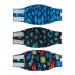 Cutebone male washable dog diapers belly bands 3 pieces reusable dog belly band for male high-suction dog wraps with flexible Velcro dm07l-de Hai & Dinos & Monster L (43-53.5cm)