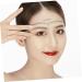 Healeved 400 Pcs eyebrow positioning tool ruler for eyebrow women eyebrow ruler - Buy Online on GoSupps.com