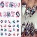 Stardo Halloween Nail Art Stickers - 12pcs Skull, Bone, Rose Anime Water Decals for Manicure Design - Buy Online on GoSupps.com