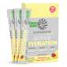 Electrolyte Powder Hydration Packets B12 Elderberry | Strawberry Lemon Twist Flavored 18 Stick Packs Box | Vegan and Plant-Based Sugar Free