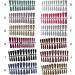 lmoikesz 24 Pieces False Nails Full Cover Extra Long Coffin Style Fingernail Patch Nail Tips DIY Supplies Manicure Decoration champagne - Buy Online on GoSupps.com
