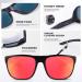 Buy Rivbos RBS862 Polarized Cycling Sunglasses for Men & Women - Lightweight UV400 Sports Glasses for Hiking Running Golf & Fishing - Buy Online on GoSupps.com