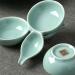 Appetizer Plate Ceramic Gourd Shaped Sauce Dish Sushi Dipping Bowl Appetizer Plates Porcelain Serving Dish Seasoning Dishes Set of 3 Snack Plate Sauce Dipping Saucer Kitchenware - Buy Online on GoSupps.com