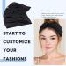 Carede Wide Headbands for Women - 6 Pack Black Turban Headbands for Yoga Workout and Sports - Buy Online on GoSupps.com