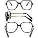 Vision Global Blue Light Glasses for Computers - Anti-Reflex Lenses to Reduce Eye Strain & Tiredness - Unisex +2.00 Magnification K8008-1 Black - Buy Online on GoSupps.com