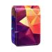 Lipstick Case Leather Lip Gloss Lipstick Organizer with Mirror Mini Lipstick Holder Bag Abstract Art Geometric Colorful Q961e4kirx