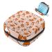 Portable women's binding-up bags menstrual cup bags feminine menstrual insert bag for teenage girls tampons for the first period cartoon cute Corgis orange multicolored 10