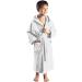 Arus Children's Hooded Bathrobe for Boys & Girls - 100% Cotton Terry Eco-Tex Certified Long & Soft Large Color Selection - Size 140 White - Buy Online on GoSupps.com