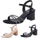 Shop XTZYGLFD Women's Rhinestone Sandals - Comfortable Open Toe Buckle Summer Heels (Size 8 6.5 UK 3X Narrow) - Buy Online on GoSupps.com