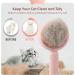 Baytion Self-Cleaning Cat Brush for Short or Long Haired Cats - Grooming Hair Comb for Shedding, Tangles & Dirt Removal - Buy Online on GoSupps.com
