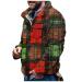 Hanxiulin fleece jacket plush jacket cuddly jacket hiking jacket men down jacket breathable light outdoor winter coat winter warm trench coat green 3xl