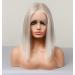 Vebonny R cke Short Lace Front Wig - Brown Ombre Blonde Bob - 12 Inch Artificial Hair Wig with Highlights - #096 - Buy Online on GoSupps.com
