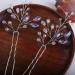 YERTTER Amethyst Hair Pins Set - Silver Wedding Clips with Purple Rhinestones for Bride & Bridesmaids - Buy Online on GoSupps.com