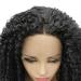 Buy Small Curly Black Fluffy Wig - Front Lace Chemical Fiber for Men | Long Curly Hair Wig - Buy Online on GoSupps.com