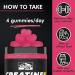 KP Creatine Monohydrate Gummies Pink Lemonade for Men & Women 100% Creatine Pink Lemonade Gummies 5g per Serving + Vegan Sugar Free + Strength Energy Muscle & Booty Gain - 120 Count - Buy Online on GoSupps.com